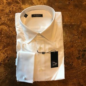 White Dress Shirt Saks Collection Classic Reg Fit